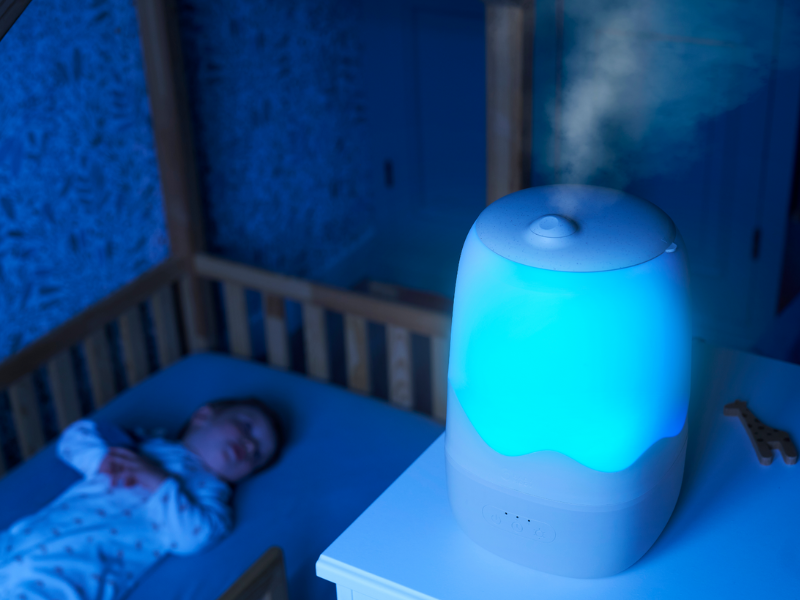 Wave humidificateur veilleuse