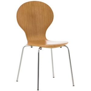 Chaise de visiteur Diego en bois
