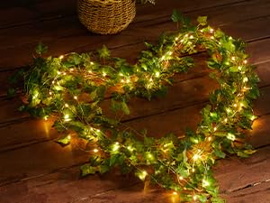 lierre artificiel lumineux