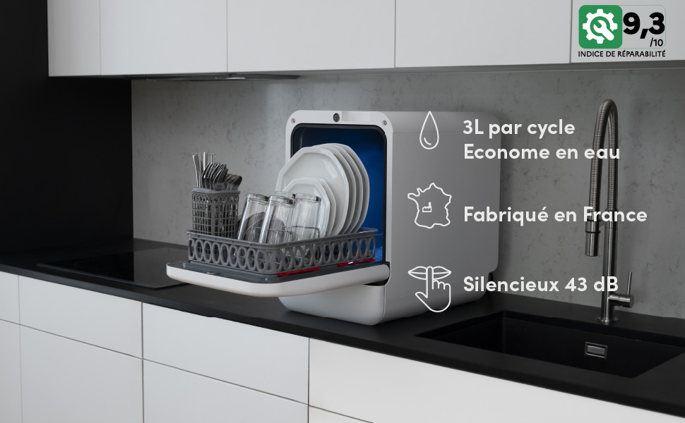 Lave-vaisselle Bob économe en eau 