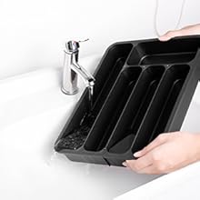 range couverts pour tiroir 40 cm rangement cuisine tiroir