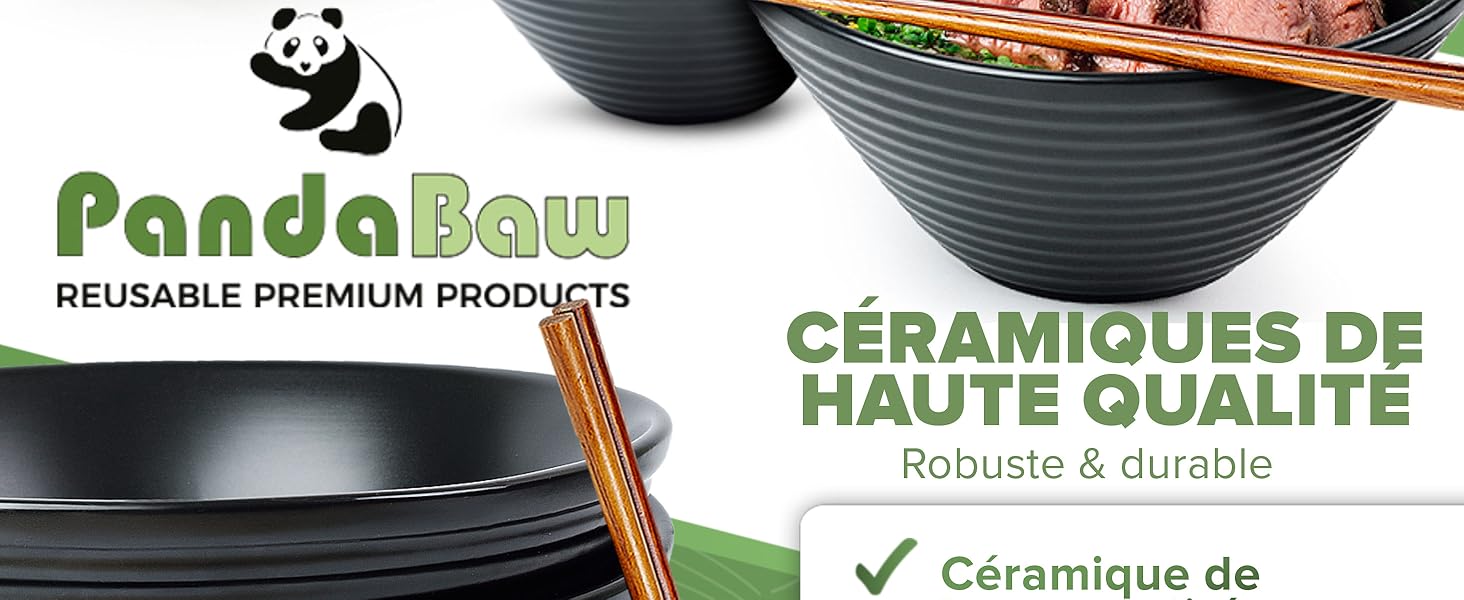 bol japonais ramen noir ramen bowl bol à soupe en céramique bol en céramique grand bol