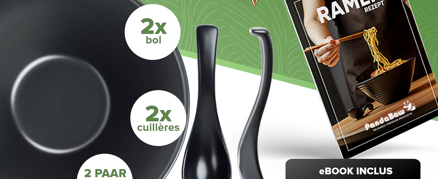 bol de riz ramen cuillère vaisselle japonaise ramen saladier set ramen bowl set bowl saladier
