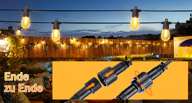 outdoor lichterkette