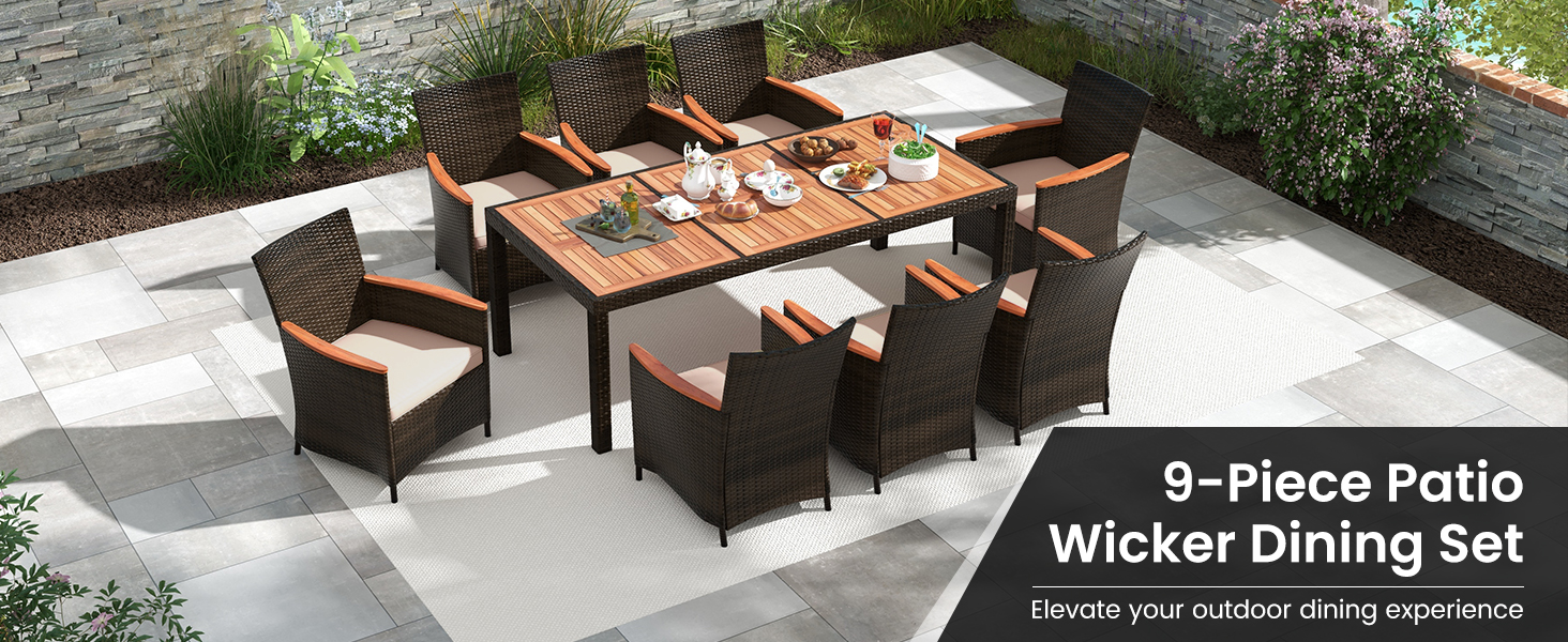 ensemble table et chaise de jardin