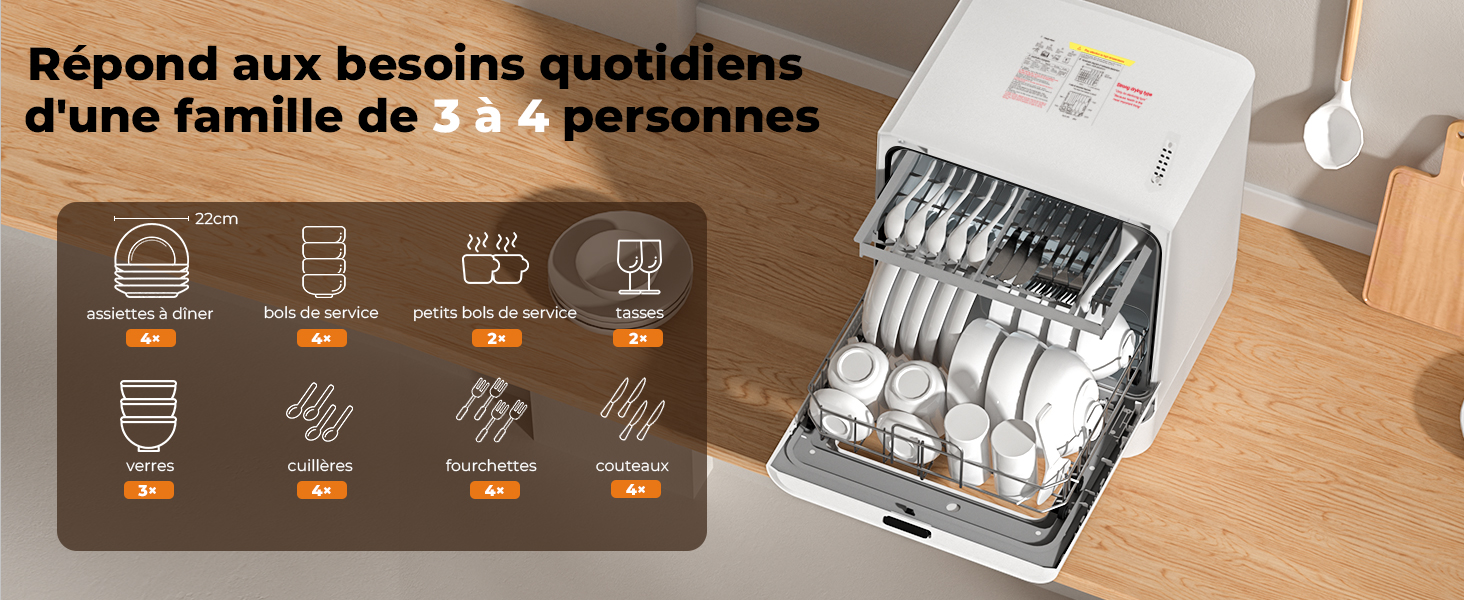 Lave-vaisselle de table