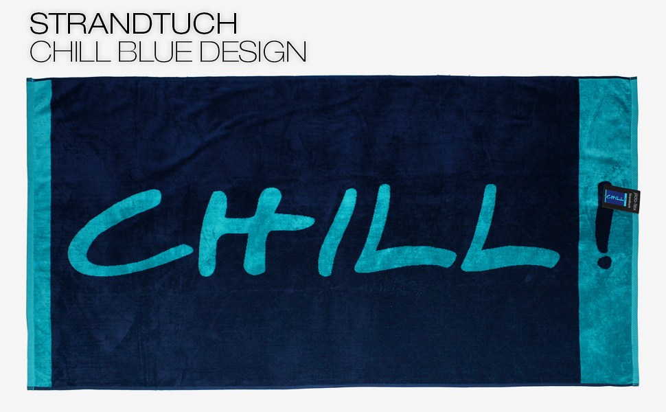Serviette de plage Chill Blue