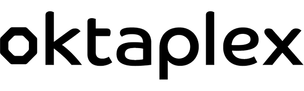 Lampes et capteurs avec logo Oktaplex