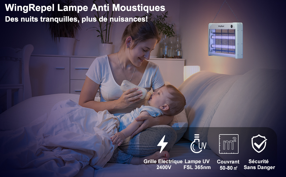 lampe anti moustique intérieur