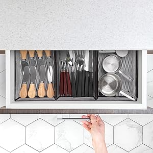 range couverts, porte couvert, panier rangement cuisine, panier metal