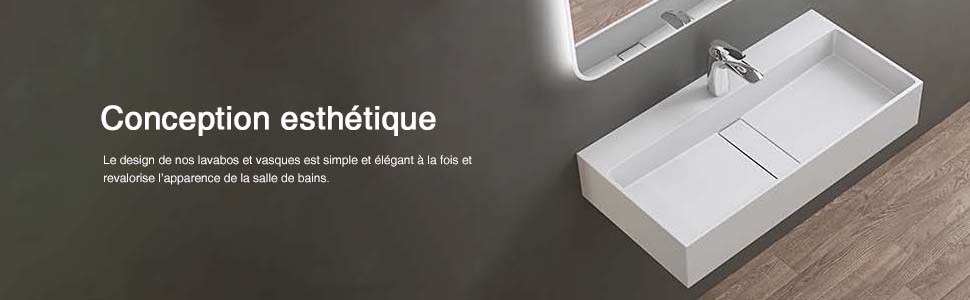 Lavabo conception esthetique