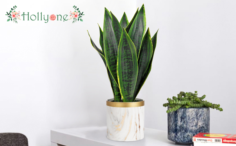 Sansevieria - Petite plante artificielle d'intérieur - Serpent artificiel