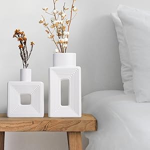 Vase Decoratif Moderne Géométrique 