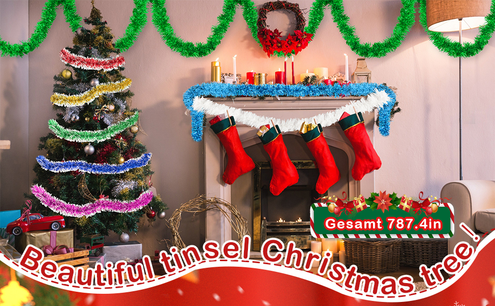 lametta sapin de Noël