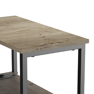 CHOWGOLI Table d'appoint avec prise et fonction de charge