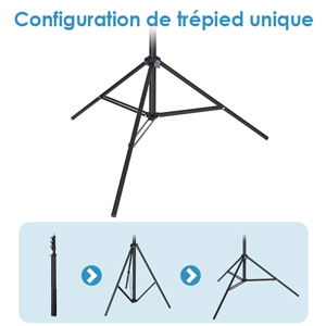 Écran de Projection 180 Pouces avec Support Portatif