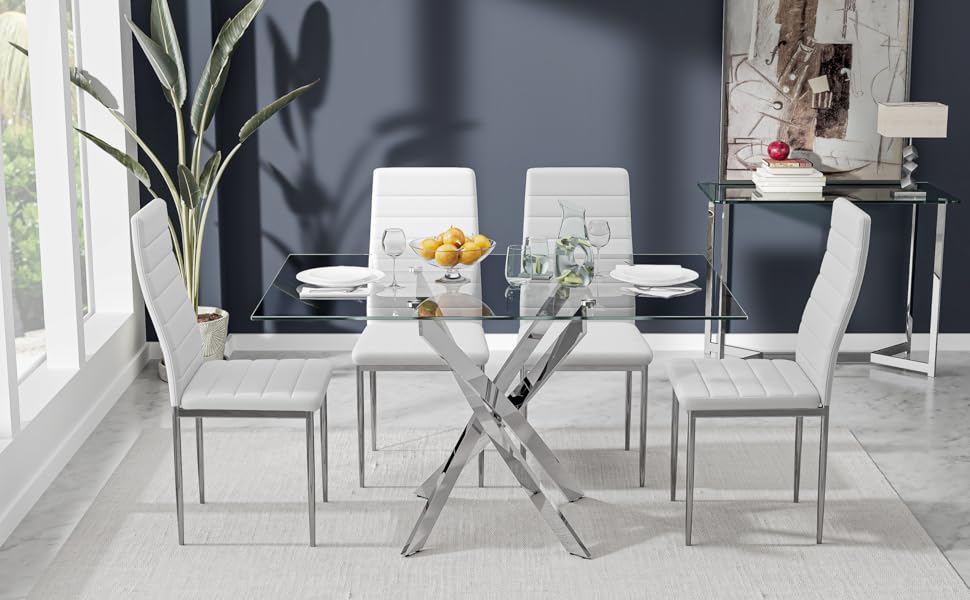 table en verre salle a manger