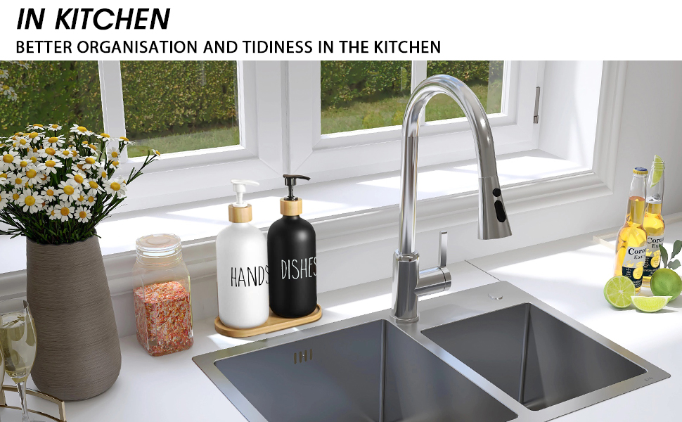 distributeur savon cuisine