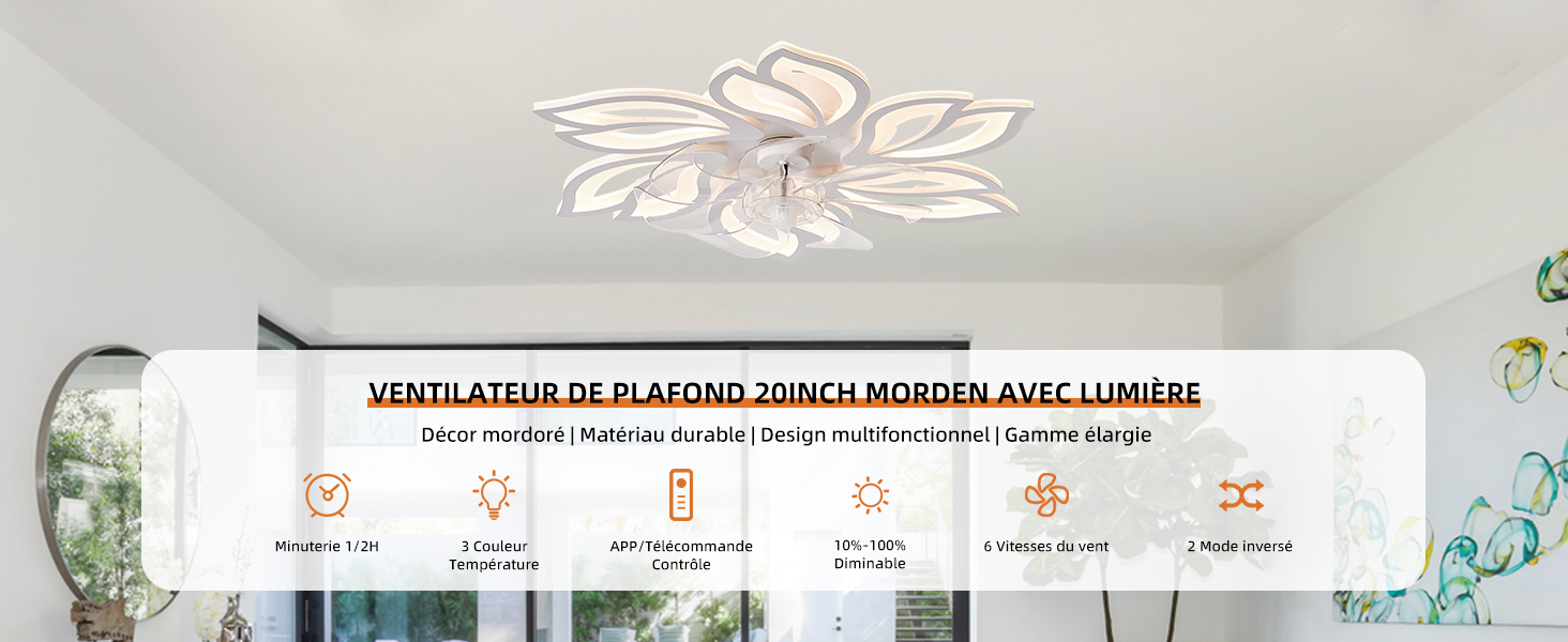 Ventilateur avec lampe