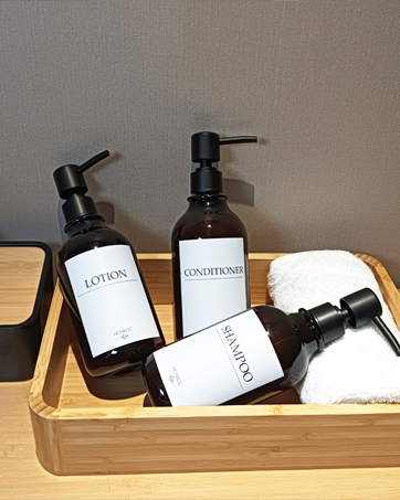 Lot de 3 Distributeur Savon Mural