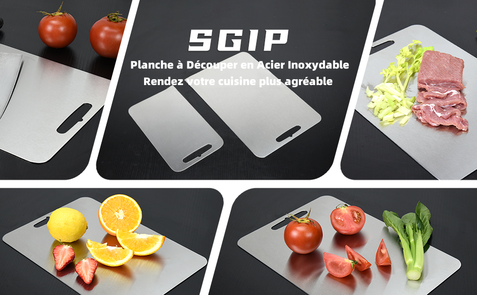 planche a decouper en titane