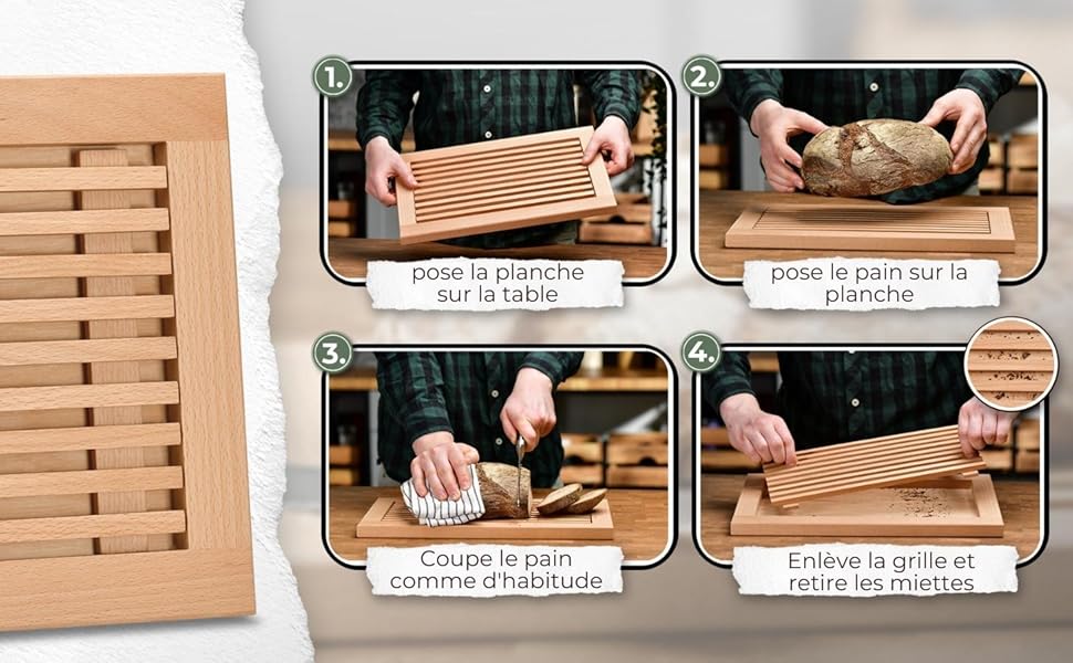 pain planche bois coupe pain pebbly farine brioche machine a pain