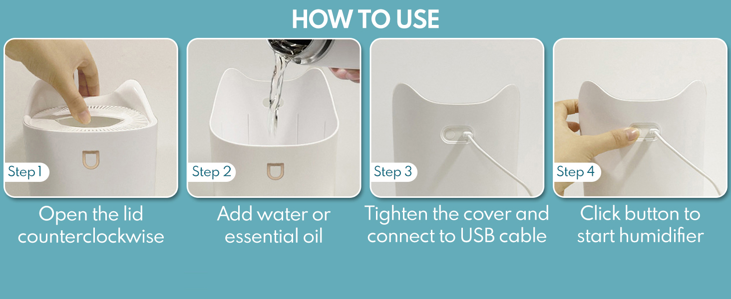 3L Humidificateur d'Air