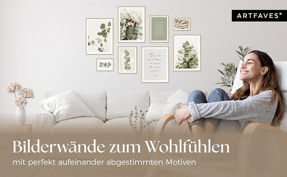 Artfaves Lot de posters muraux