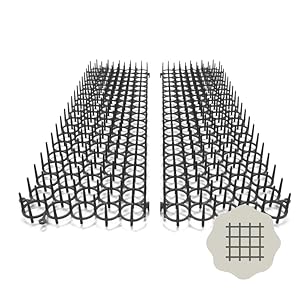 lot de 4 grilles anti-nuisibles, rats, lapins, renards, oiseaux, fixation, facile d'utilisation