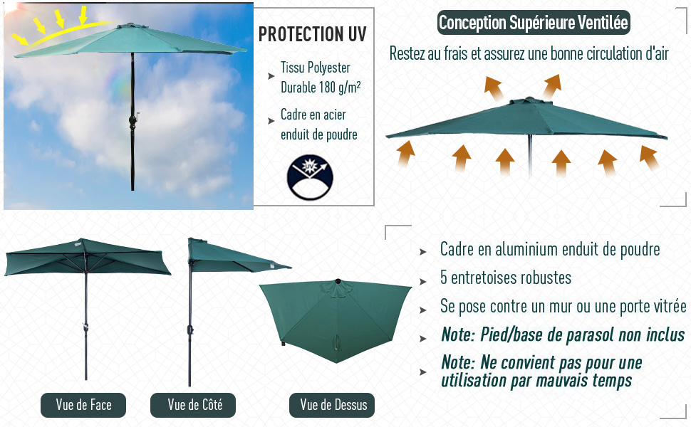 parasol de jardin