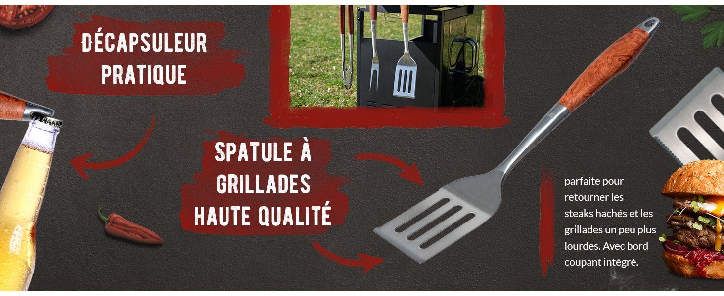 couverts à barbecue