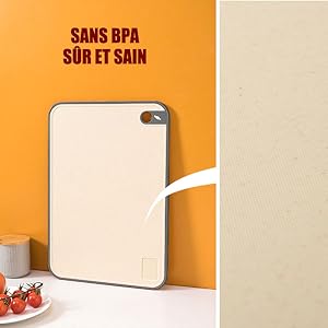 Aucune cuisine n'est complète sans une planche à découper !