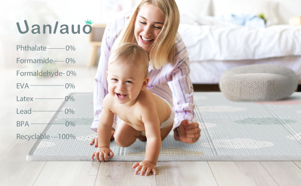 Uanlauo Tapis d'eveil Bebe