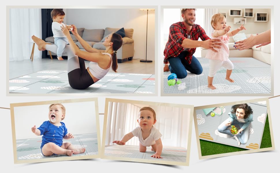 Uanlauo Tapis d'eveil Bebe
