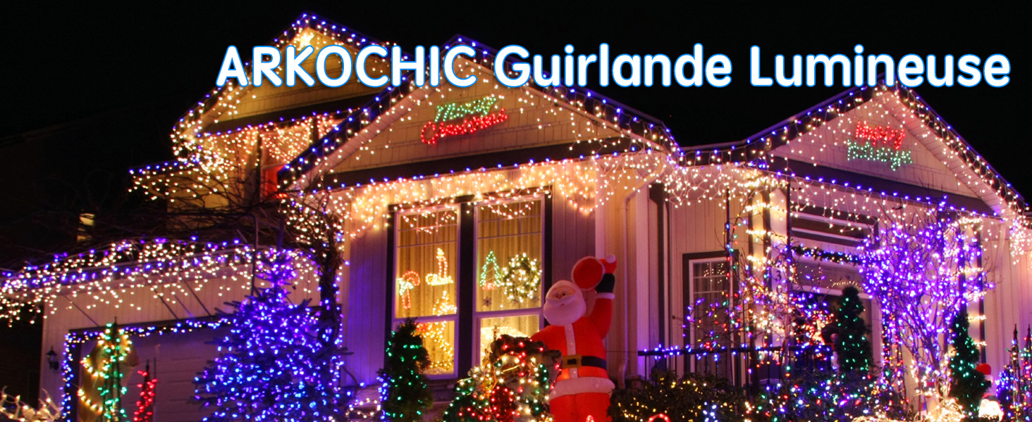 ARKOCHIC Guirlande Lumineuse de Noël