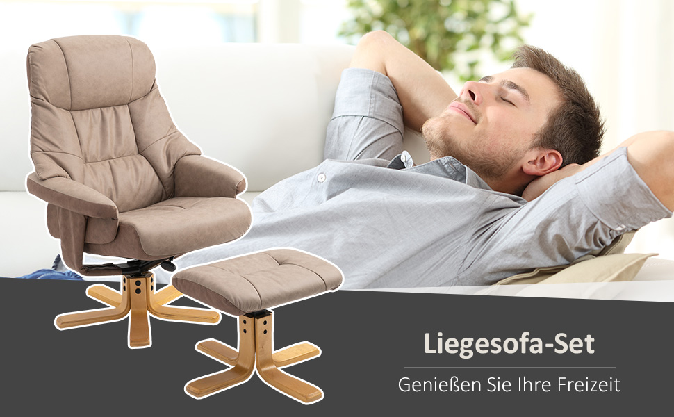 Fauteuil de relaxation avec fonction allongée, fauteuil de relaxation avec fonction allongée