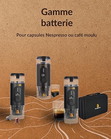 Handpresso gamme batterie