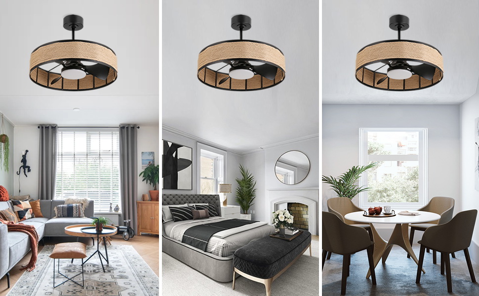 retractable blades ceiling fan 