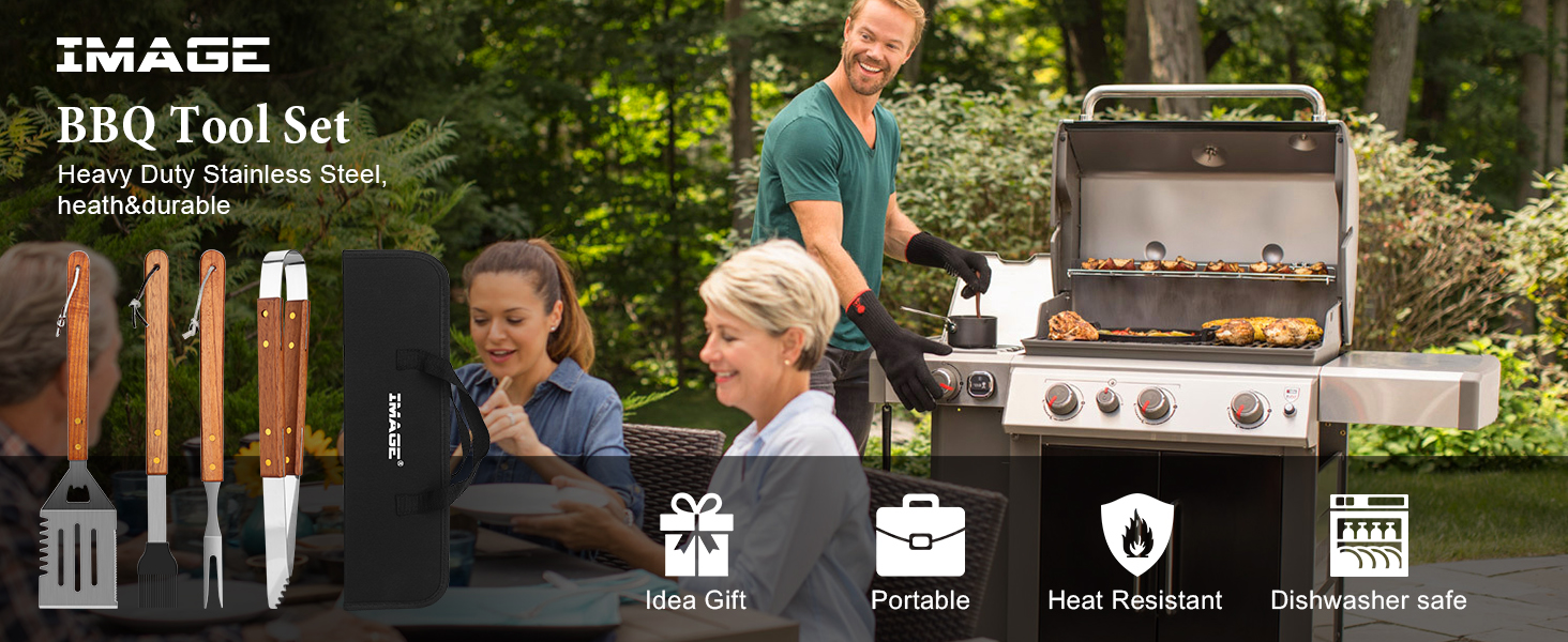 Set d'outils pour barbecue