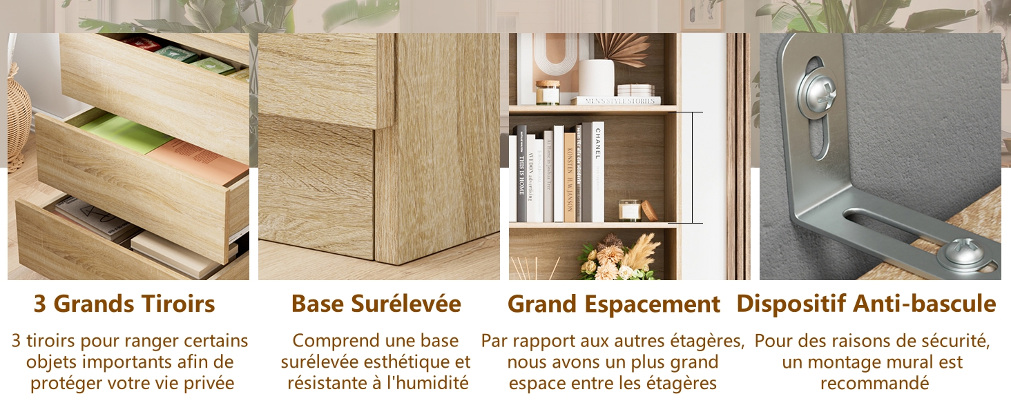 bibliotheque etagere rangement