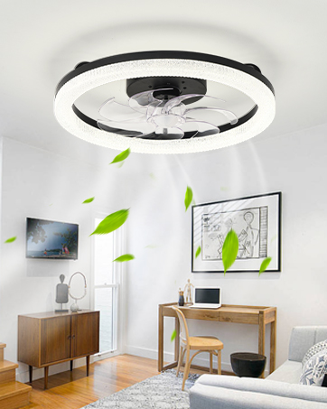 ventilateurs de plafond avec lampe intégrée