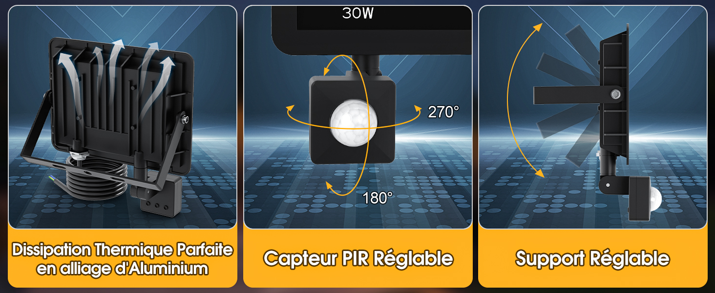 detecteur de mouvement exterieur