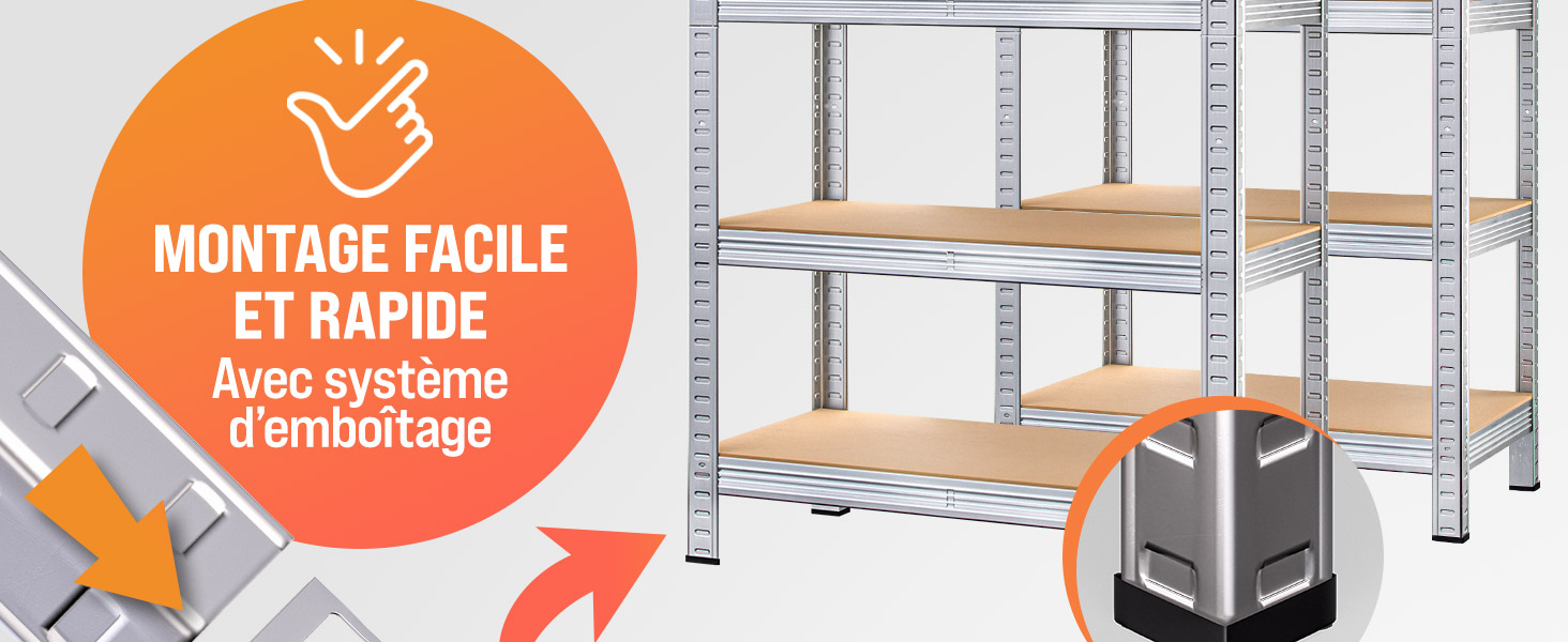 Etagere rangement etagere etagere garage etagere charge lourde rangement garage étagère garage 