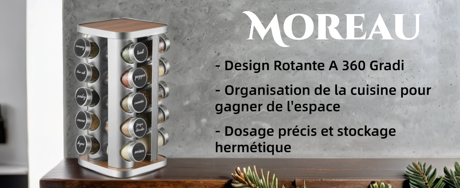 bocaux a epices en verre et bois