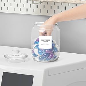 rangement lessive buanderie