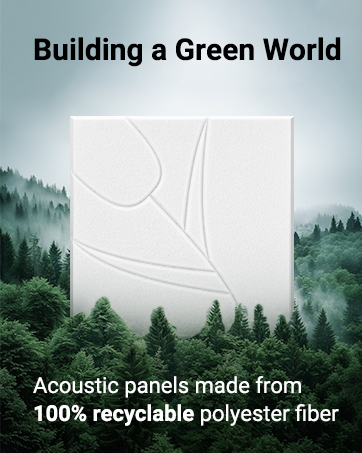 Panneaux acoustiques absorbant le bruit