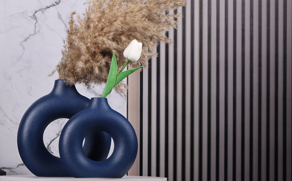vases bleu