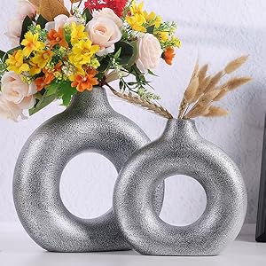 vase en argent