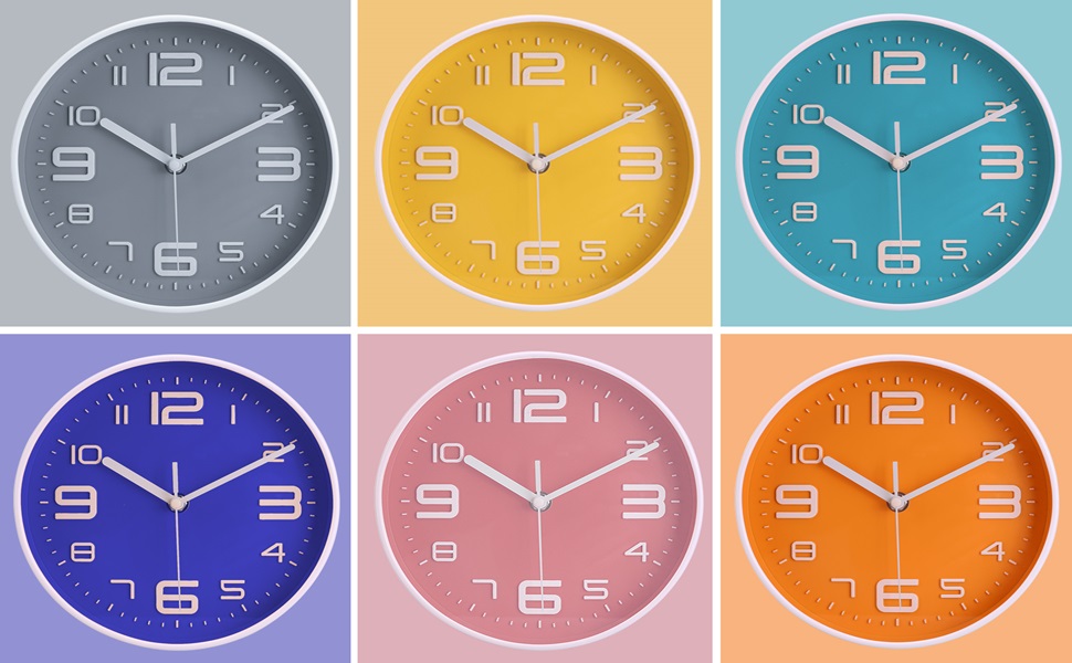 Topkey wall clock silent
