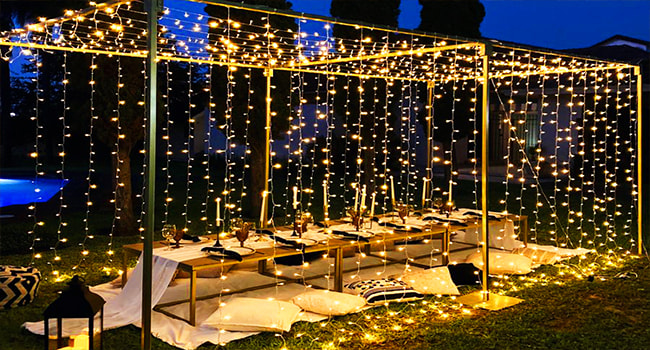 Rideau Lumineux 6m x 3m 600 LED
